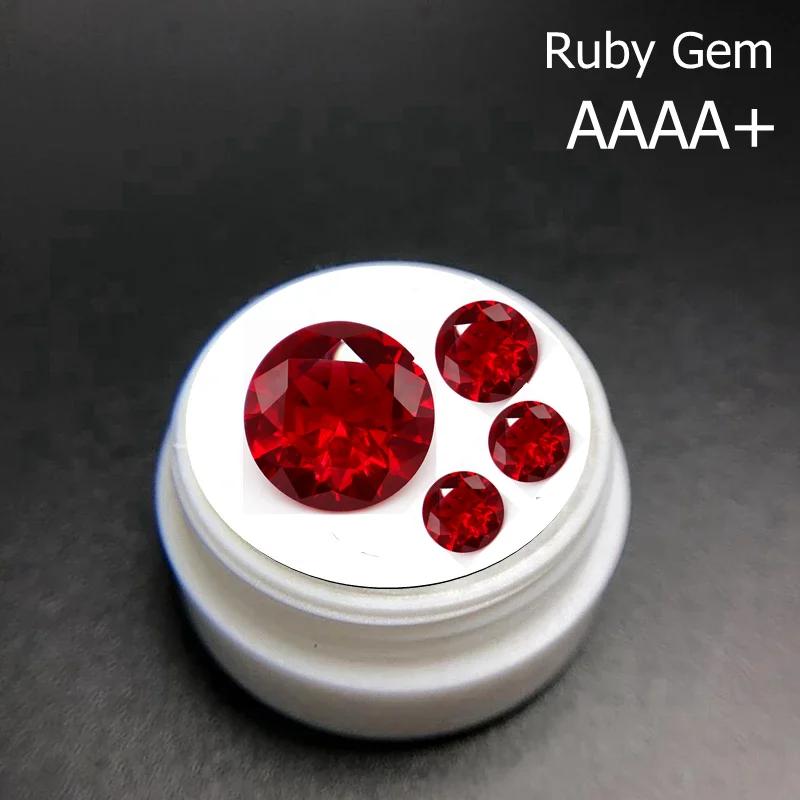 Rubis rouge naturel non chauffé, 10.50 Cts, 12.0mm, Sri-Lanka VVS, pierres précieuses amples pour la