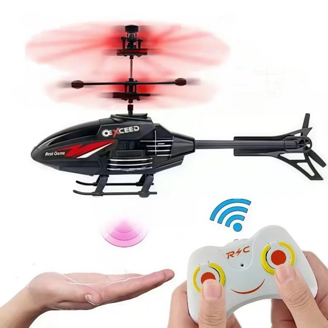 Hélicoptère à Induction, salle de jouets, télécommande chargée, petits avions, formation, coordinati