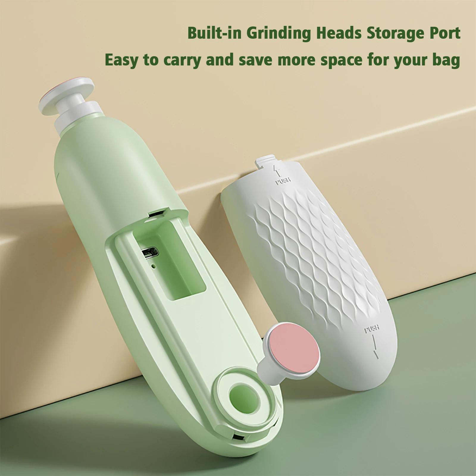 Lime à ongles électrique pour bébé, ensemble de soins des ongles avec lumière LED, coupe-ongles pour