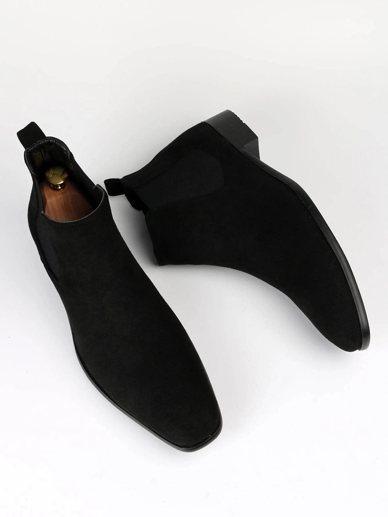 Bottes classiques à double élasticité pour hommes