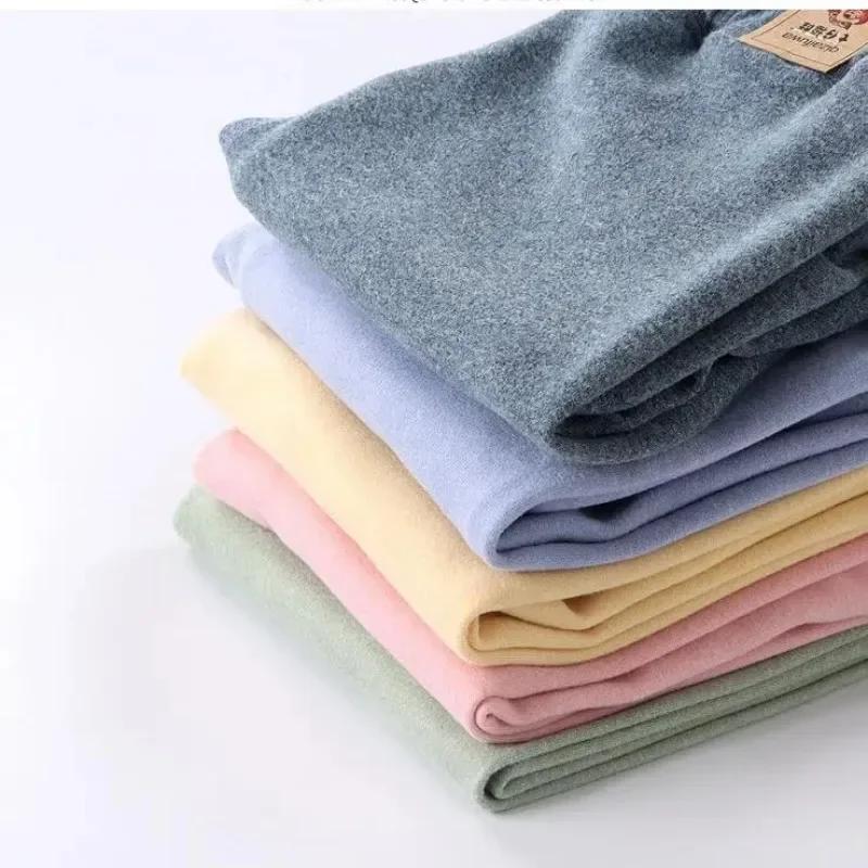 Pantalons chauds en polaire pour enfants, grande taille, pour garçons et filles, Leggings d'hiver en
