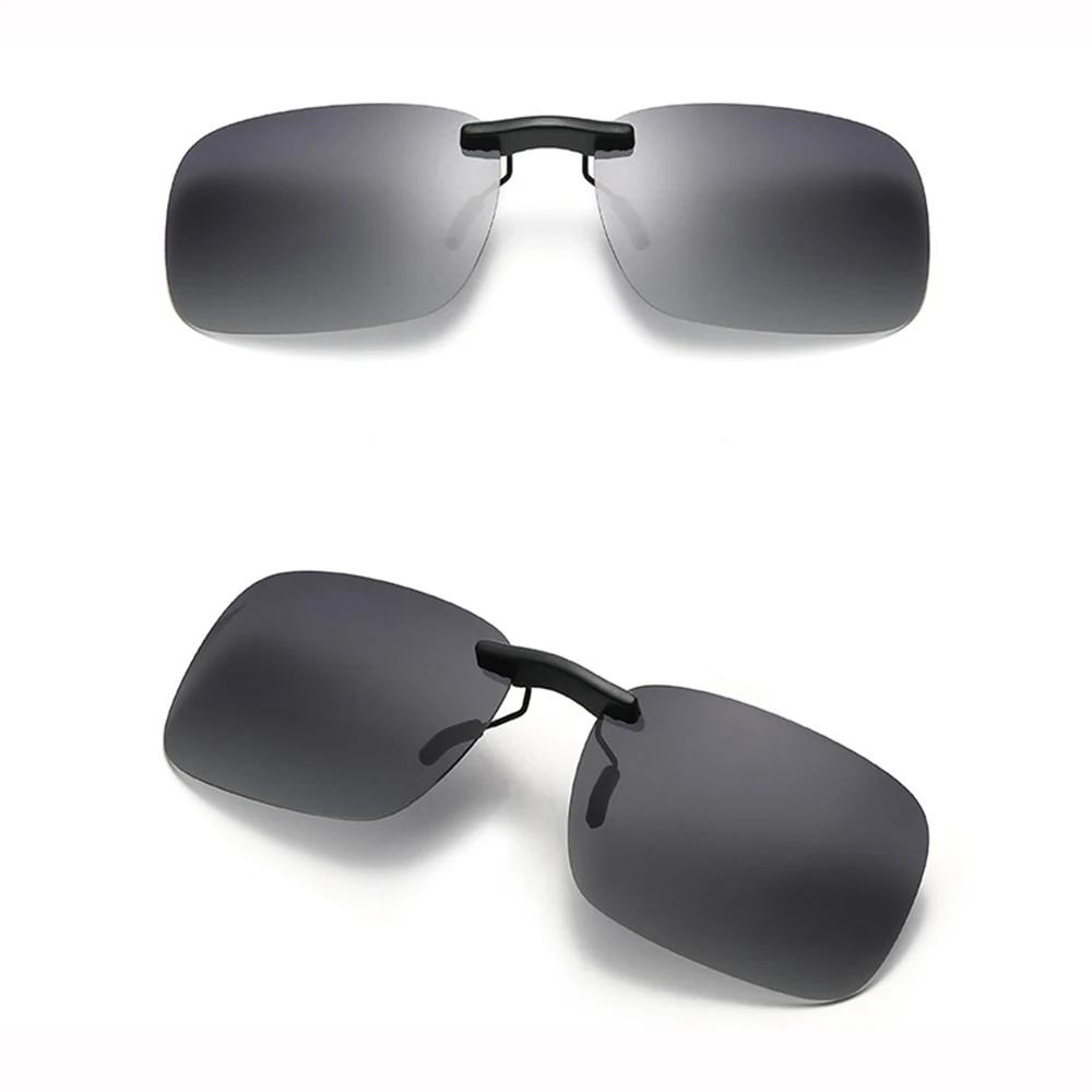 KLASSNUM-Lunettes de soleil polarisées sans monture pour hommes et femmes, verres à clipser étroits,