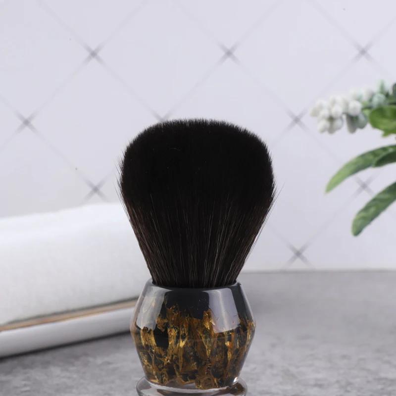 YAQI DEEP STONES 24mm cheveux synthétiques résine poignée hommes brosse de rasage humide