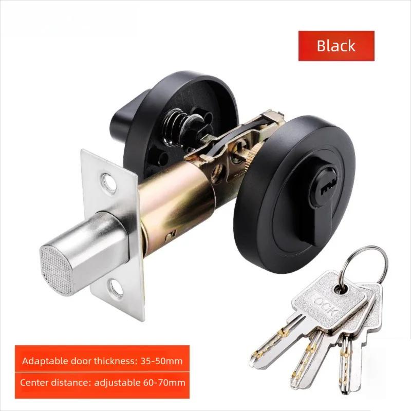 Serrure de porte dissimulée ; Serrure encastrée ; Serrure pour porte en bois ; Serrure simple et dou
