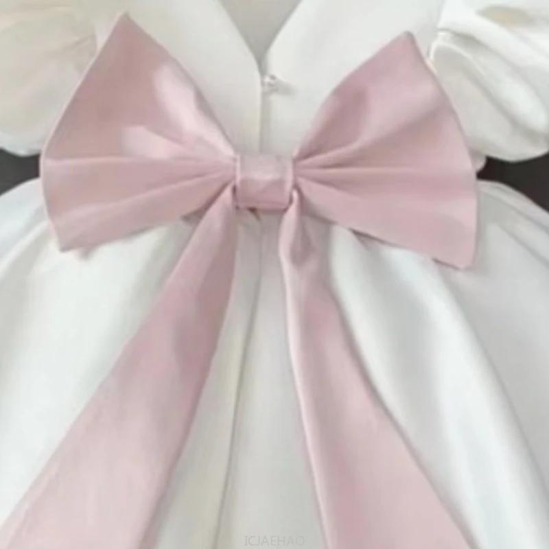 Robe de mariage pour filles, vêtements de princesse pour enfants, Costume de mariage à fleurs, tenue