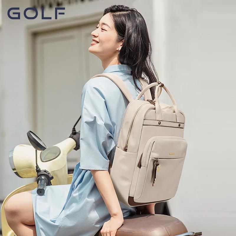 Sac à dos de golf Oxford pour femme, grande capacité, sac à dos pour ordinateur de voyage, sac à dos