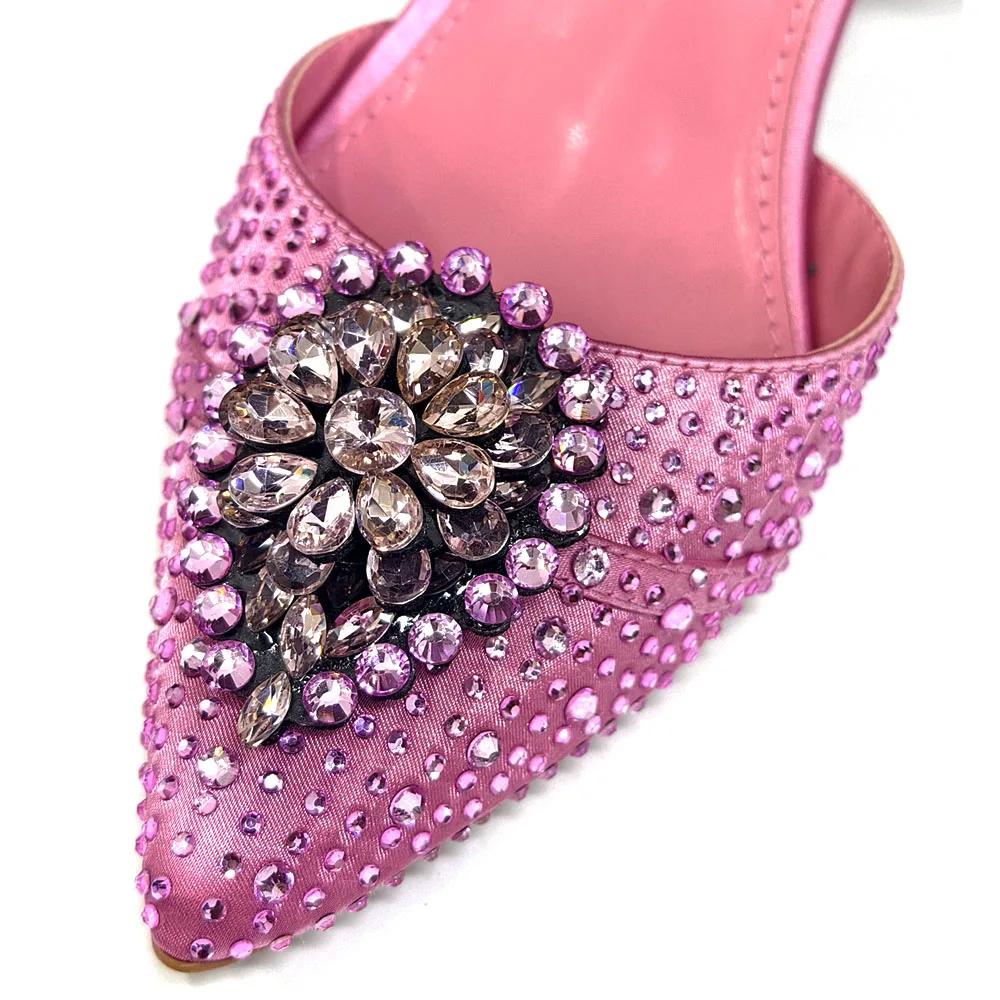 Venus Chan Ensemble de chaussures et de sacs papillon rose au design italien élégant pour femme – Pa