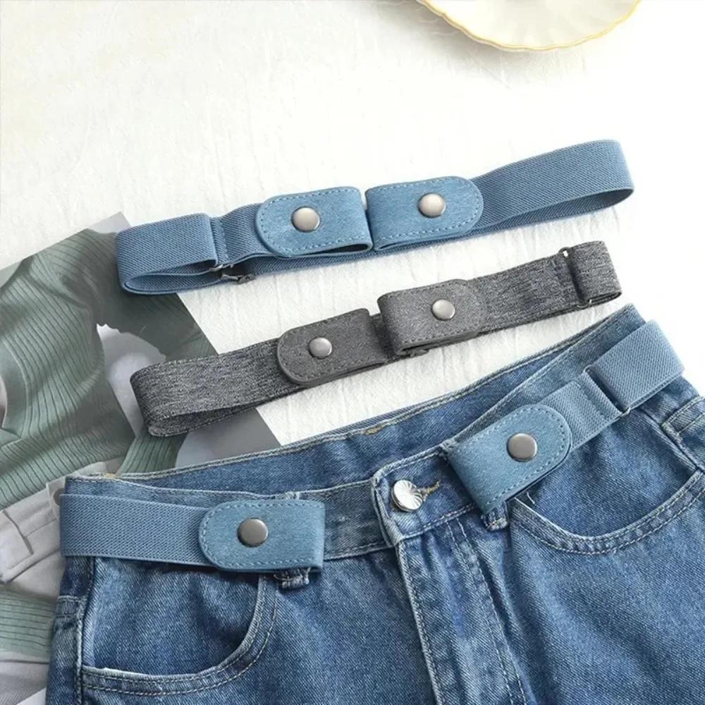 Ceinture extensible réglable sans boucle ceinture Invisible pour femmes hommes jean facile à porter 