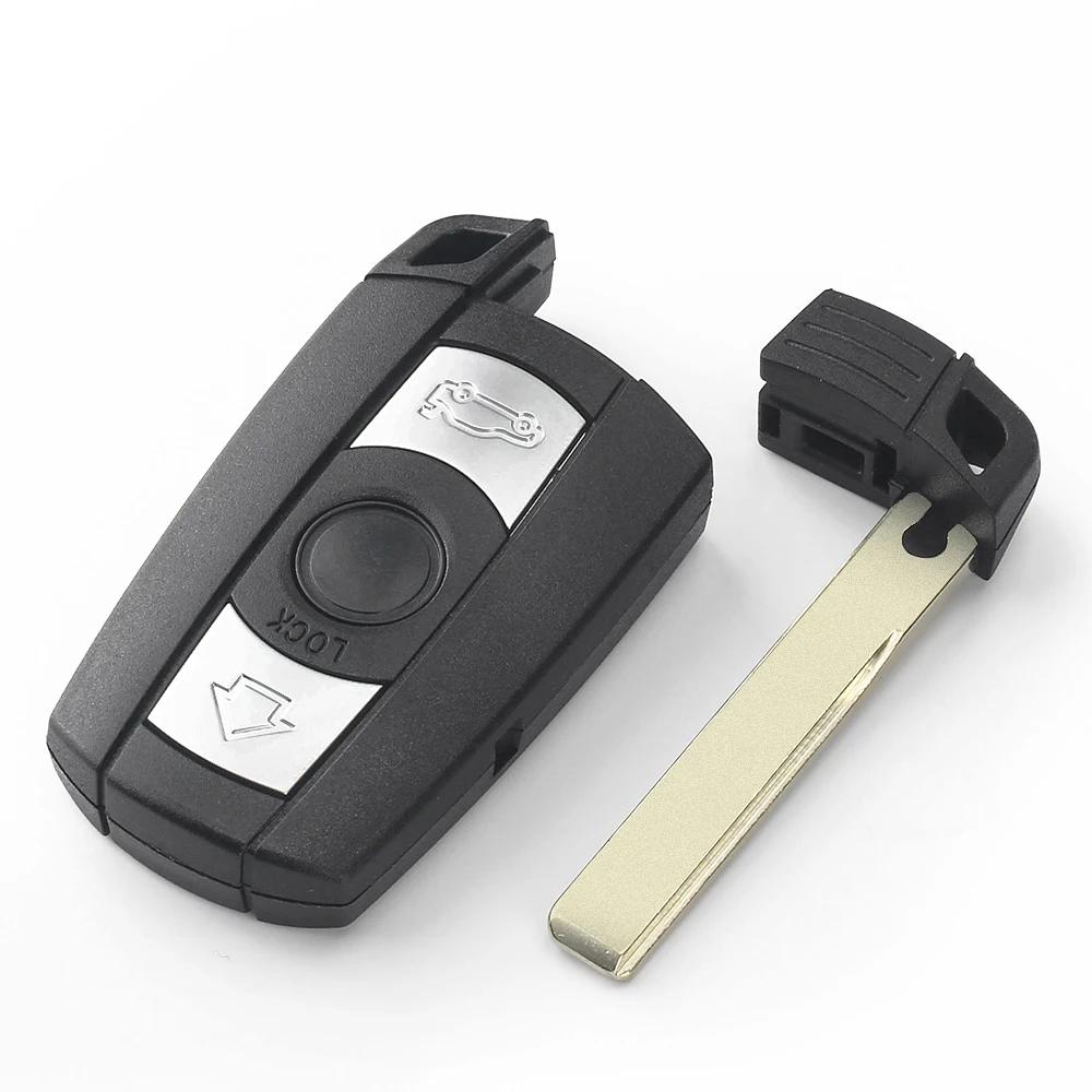 Clé de voiture à distance KEYYOU 315 MHz 433 MHz 868 MHz avec puce pour BMW CAS3 Série 1/3/5/7 X5 X6