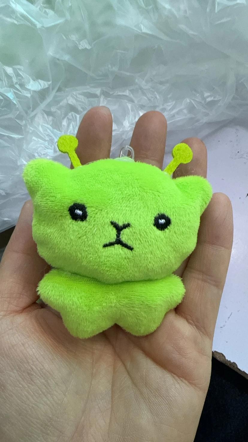 Nouveau Mini chat Alien invasion terre pendentif de poupée fait à la main Super doux mignon sac acce