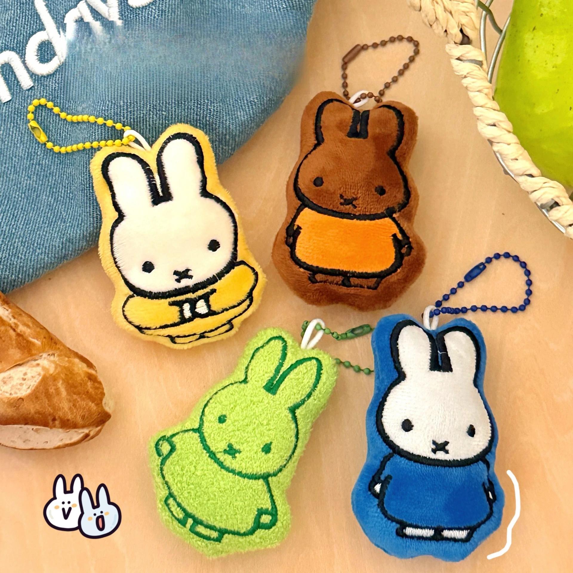 Sac à dos polyvalent pour fille avec poupée Miffy mignonne de dessin animé, petit animal, 1/4 pièces