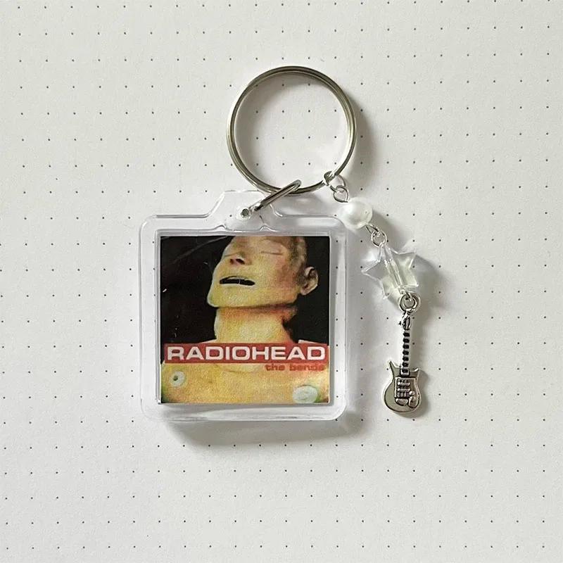 Porte-clés photo album Radiohead Y2K fait main