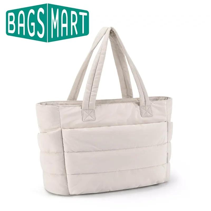 BAGSMART-Sac fourre-tout grande capacité pour femme, sac à main polyvalent, sac à provisions, sac de