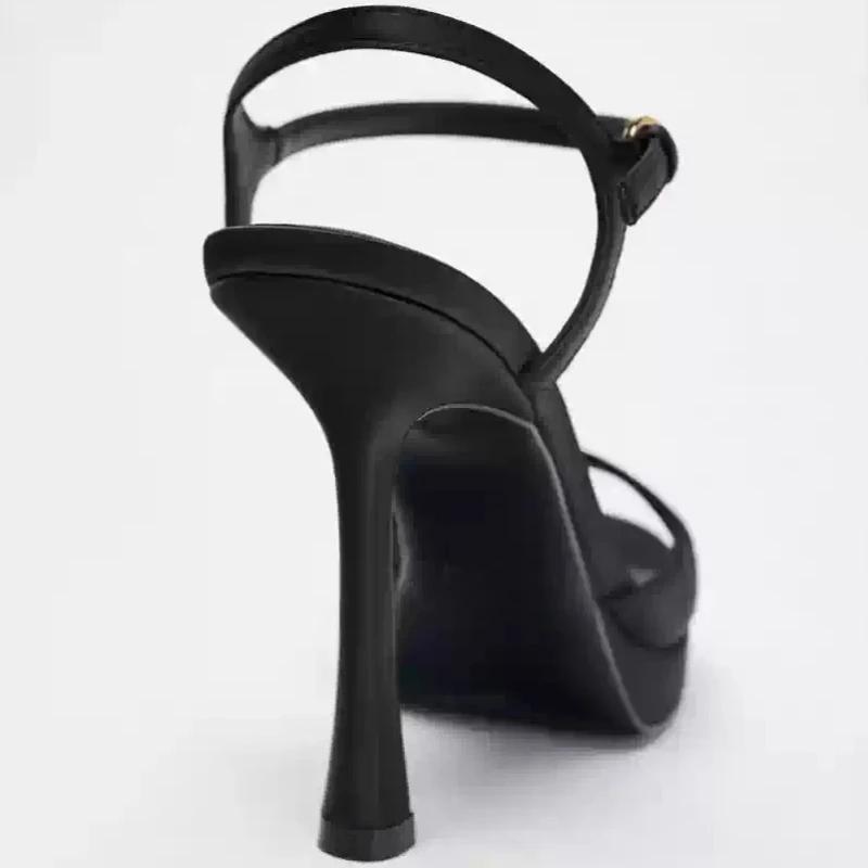 Escarpins à talons épais pour femmes, chaussures à plateforme en Satin, élégantes, couleur unie, con