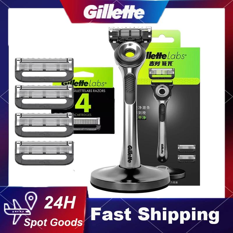 Gillette Labs Razor Aurora Series Flexdisc 5 couches lame à induction barbe rasage rasoir pour homme
