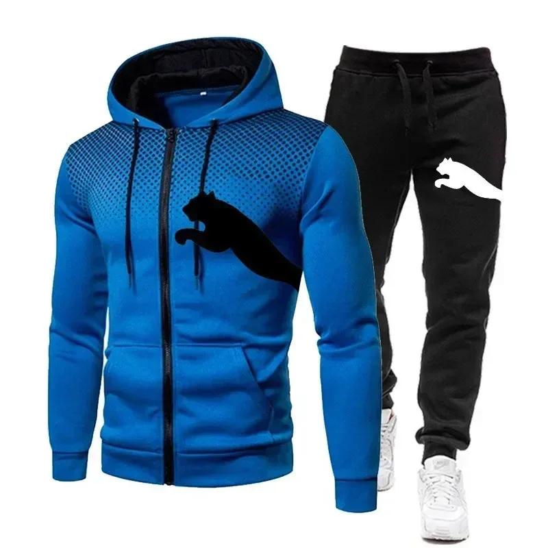 Ensemble à capuche automne/hiver pour hommes, vêtements de créateur à la mode automne/hiver, ensembl