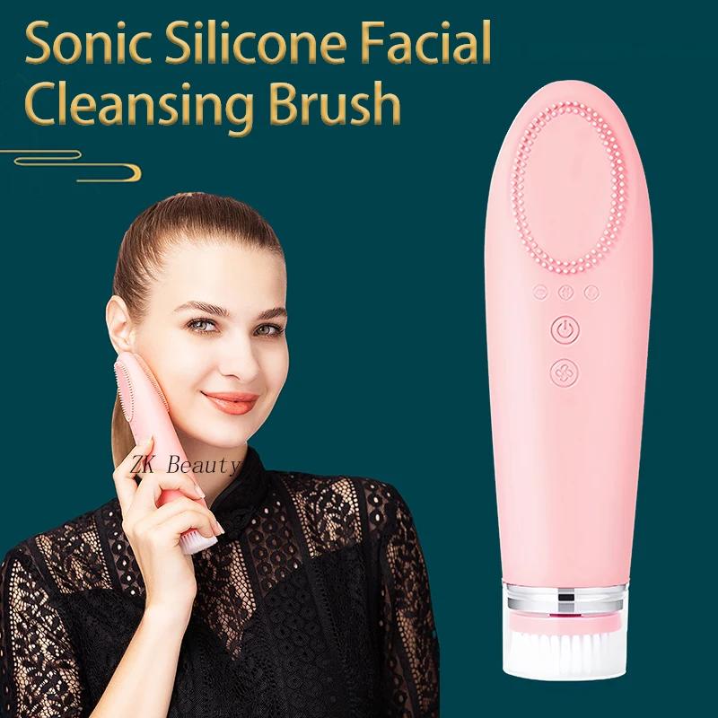 Brosse de nettoyage du visage chaude multifonction, Instrument électrique de lavage du visage, Machi