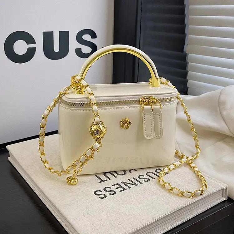  Pochette de luxe pour femmes, boîte à bandoulière structurée de qualité supérieure, Texture de G
