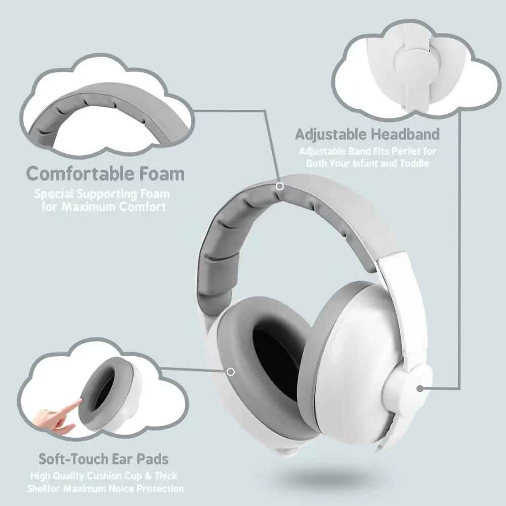 Protection auditive pour bébé, 1 pièce, casque antibruit pour le sommeil et les voyages, Protection 