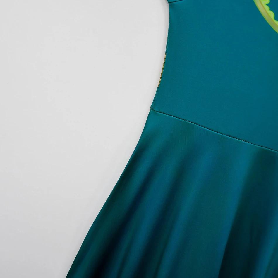 Robe de cosplay princesse Merida pour filles - Costume 3D manches longues, fête d'anniversaire