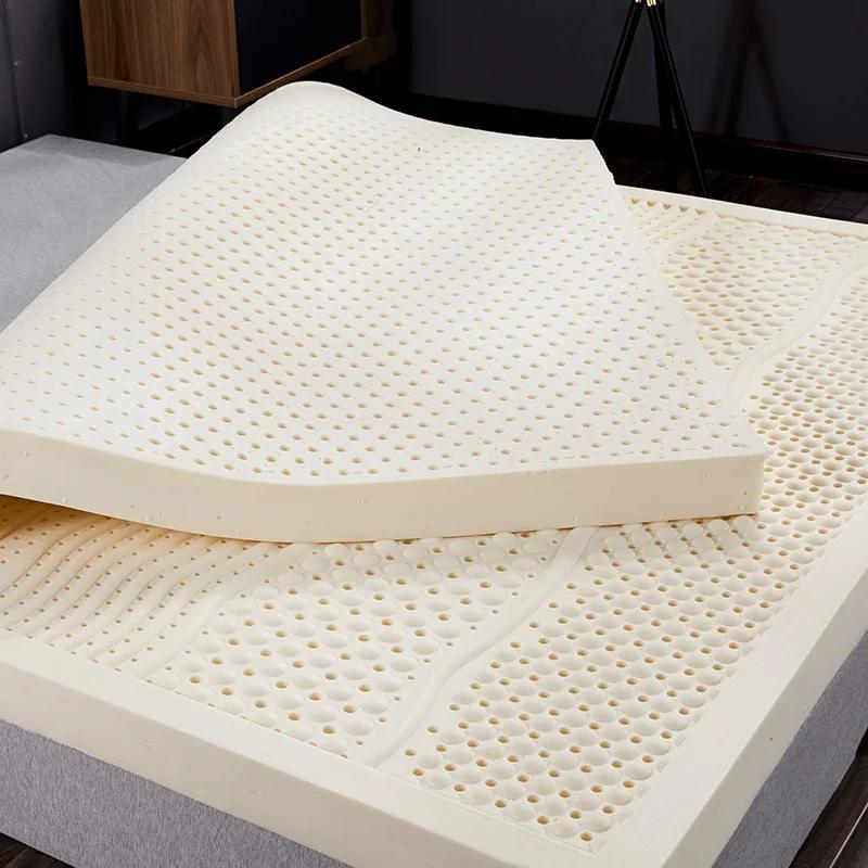 Matelas en latex 100% naturel avec housse, matelas en caoutchouc pur, importé, lit de 1.8m, tapis de