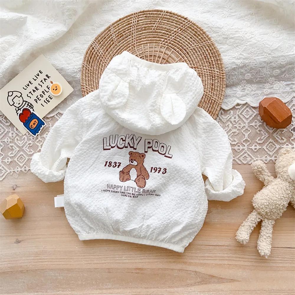 Manteau de Protection Solaire pour Bébé Fille et Garçon, Mignon, Respirant, Climatisé, Vêtements d'A