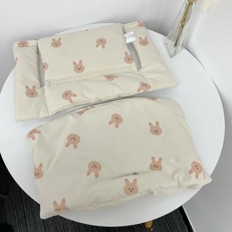Coussin de chaise haute pour bébé, doux, lavable, siège quehigh, doublure en polymère, coussin de do