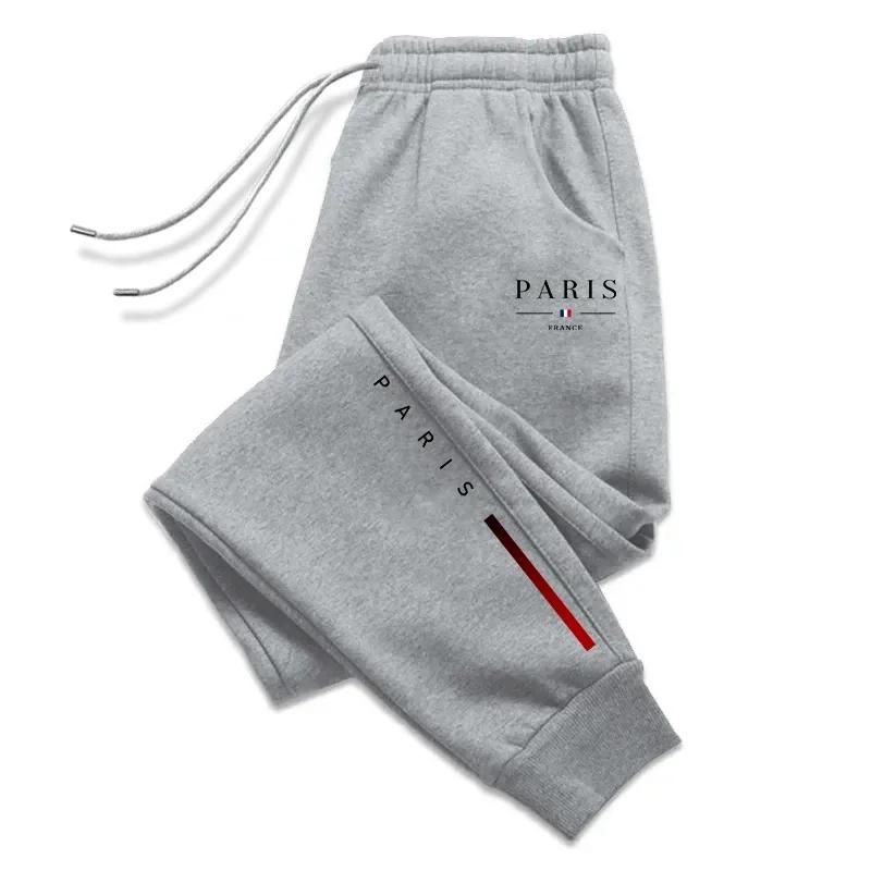 2025 nouveauté Paris imprimé pantalons de survêtement pour hommes de haute qualité mâle maison en pl