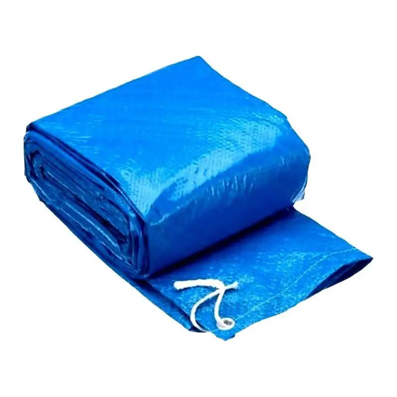 Couverture de piscine en tissu, cadre de piscine pour jardin, couverture de baignoire, anti-pluie, a