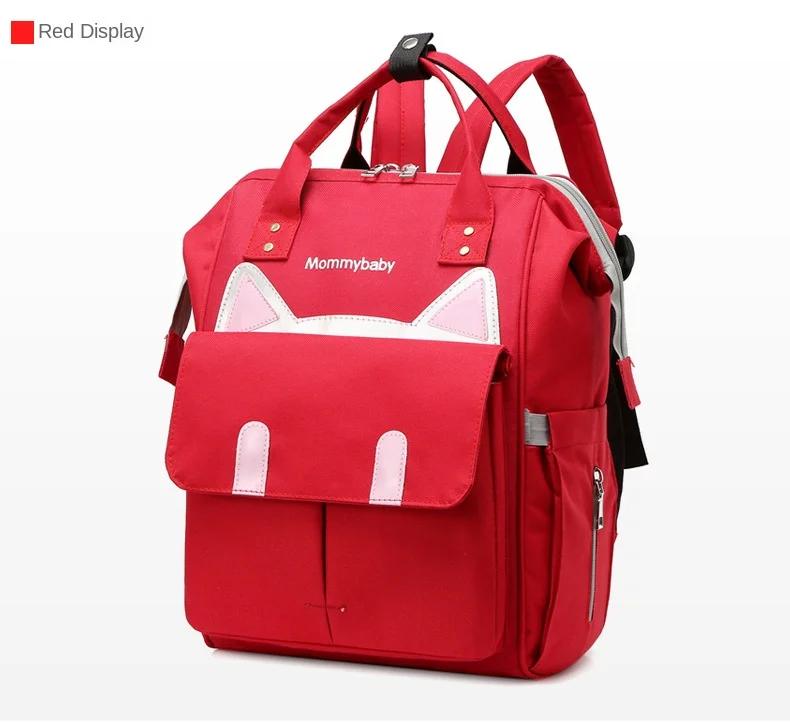 Sac à dos portable pour maman, mère et bébé, sac de sortie pour étudiant, nouvelle mode, grande capa