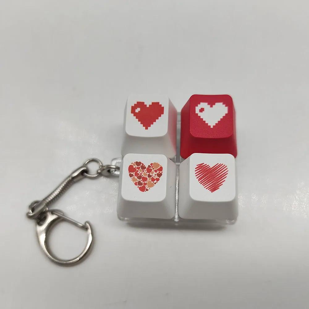 Clavier de doigt de jouet de décompression pour les femmes, porte-clés pour filles, clé de jouet, ca