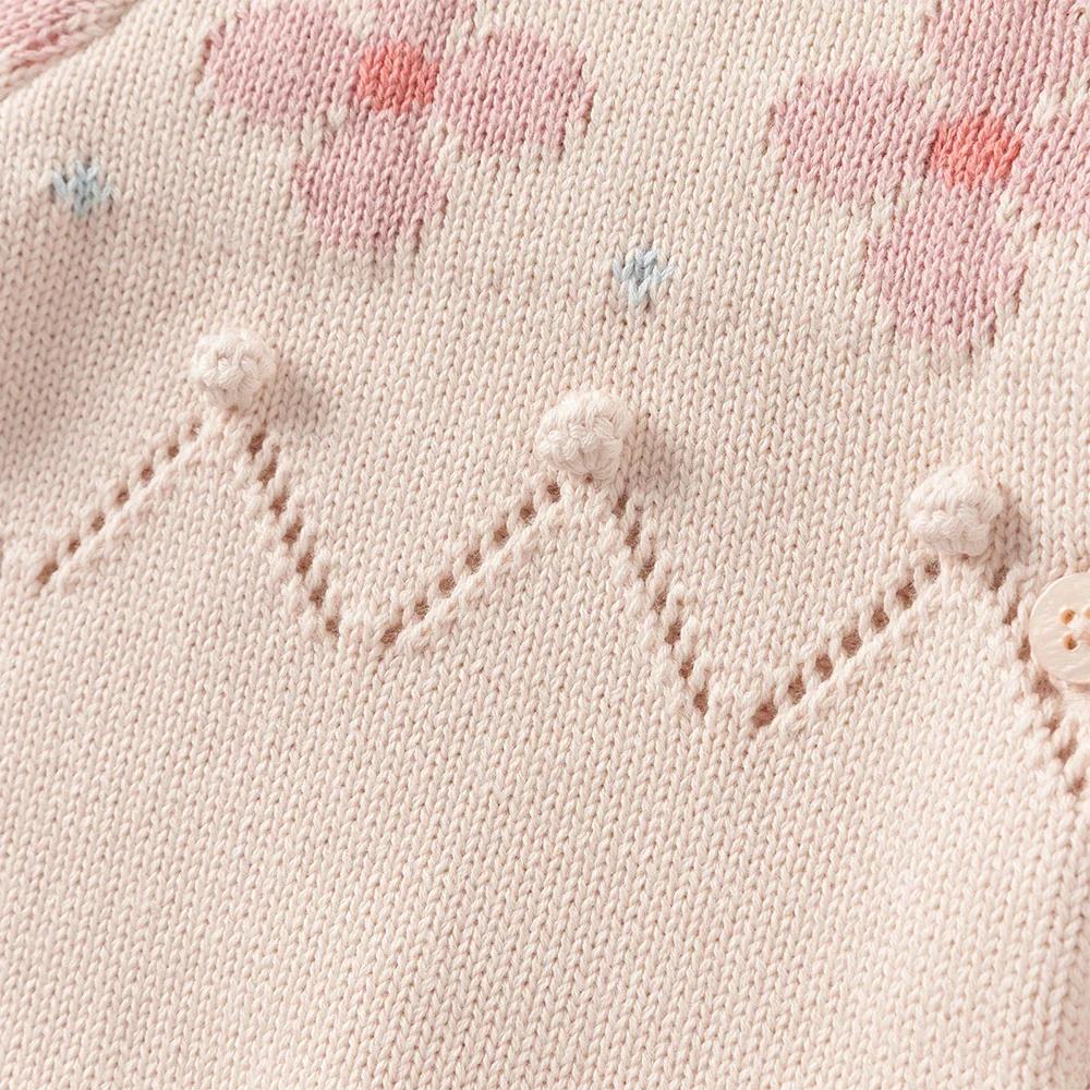 Dave Bella automne hiver filles bébé enfants pull tricoté pull décontracté doux mignon doux tricots 
