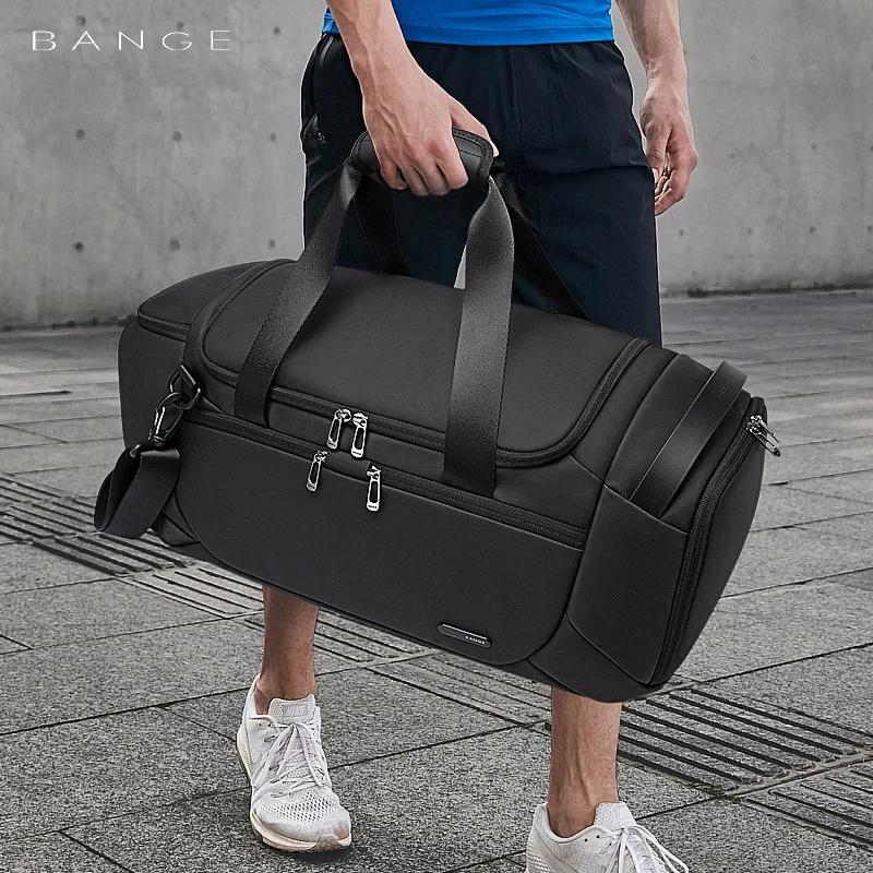BANGE-Sacs de voyage étanches multifonctions unisexes, bagages de sport personnalisés, valises de sp