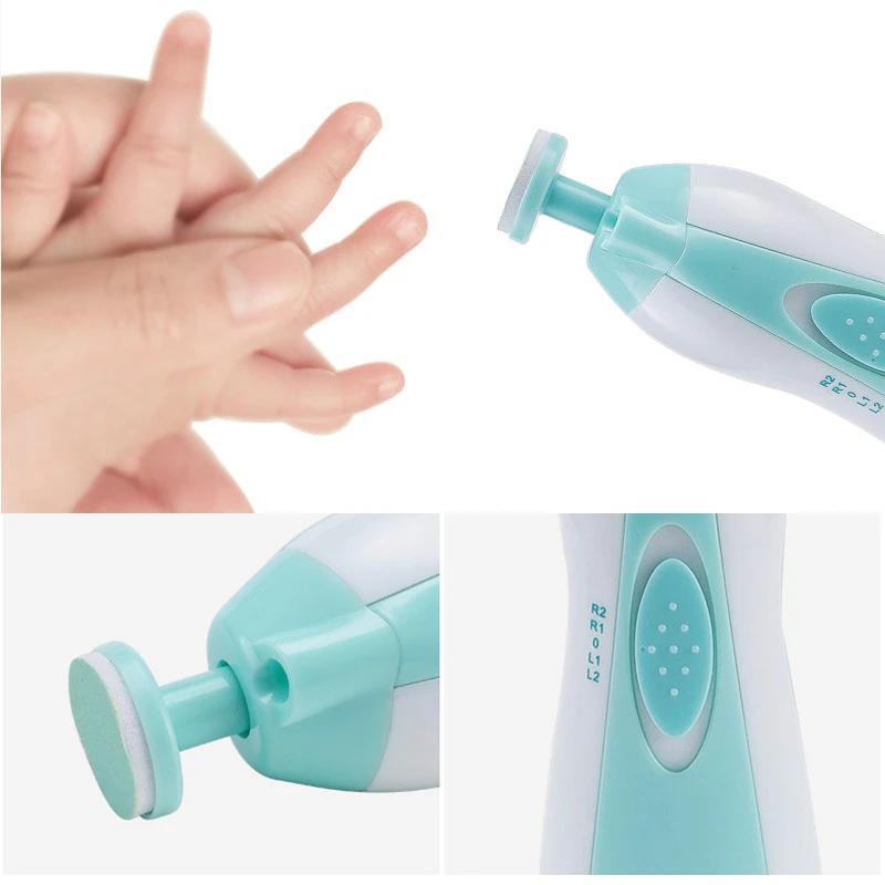 Coupe-ongles électrique pour bébé, outil de polissage des ongles pour enfants, soins pour bébé, coup