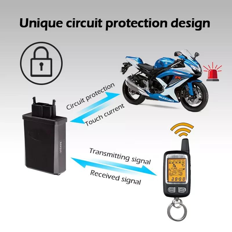 Éventuelles Y-Alarme de Moto à 2 Voies, Télécommande de Démarrage Imagone avec Démarrage à Distance