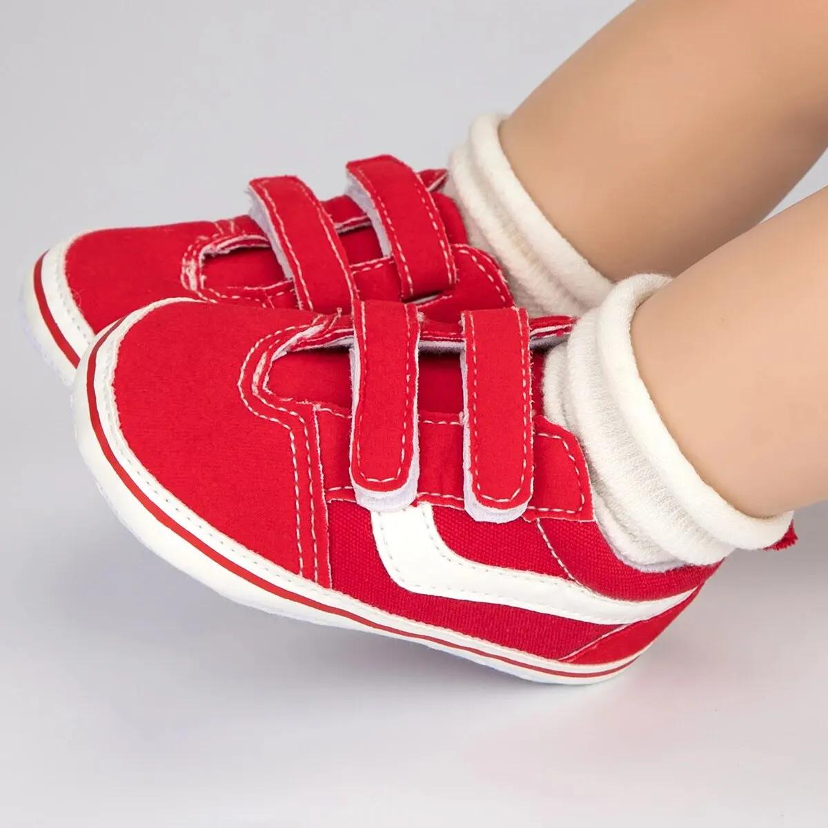 MRovior-Baskets Classiques en Toile pour Bébé Garçon et Fille, Chaussures Décontractées, Anti-ALD, S