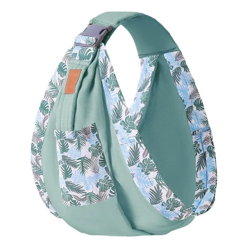 Écharpe pour nouveau-né, double usage, couverture d'allaitement pour bébé, tissu en maille, porte-bé