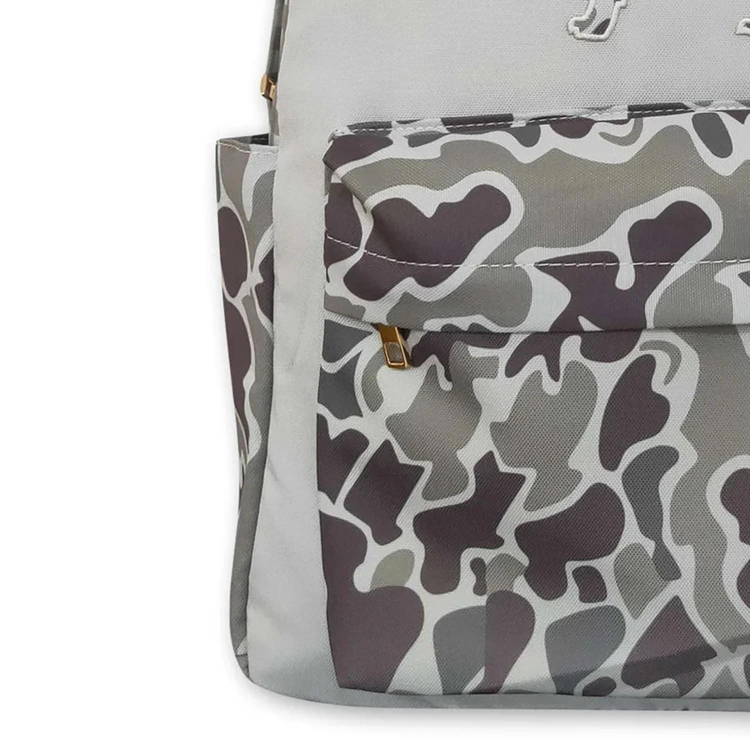 Sac à dos camouflage pour enfants et garçons, idéal pour la chasse au chien, avec fermeture éclair