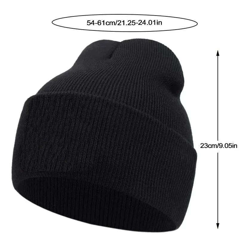 Chapeau tricoté brodé à expression en colère, chapeau en laine chaud pour les événements sportifs de