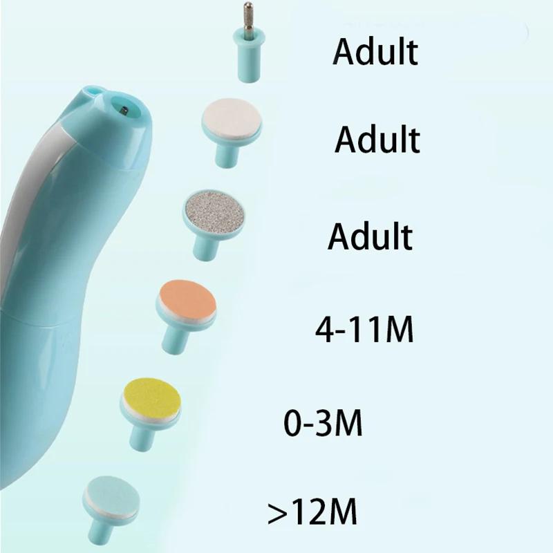 Coupe-ongles électrique pour bébé, outil de polissage des ongles pour enfants, soins pour bébé, coup