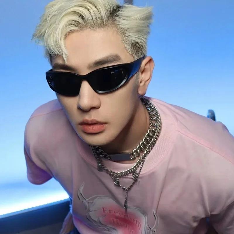 Lunettes de soleil de sport punk pour hommes et femmes, lunettes de soleil de créateur, nuances vint