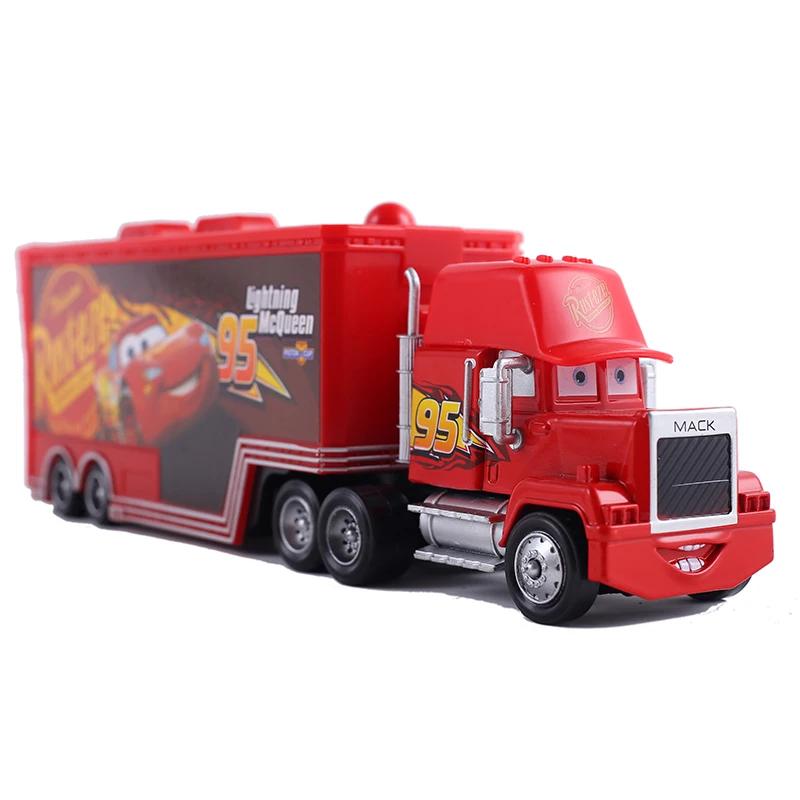 Voitures Disney Pixar 2 3 jouet Mack Lightning McQueen camion métal Jackson Storm poussin Hicks cruz