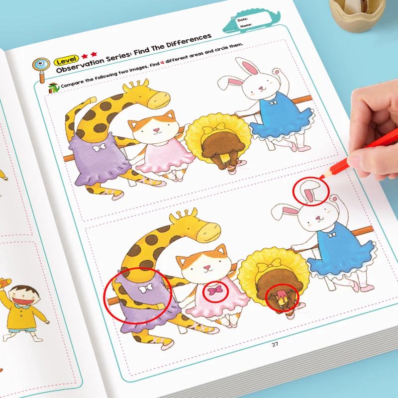 Cahier d'activités sur les différences invisibles, comprenant 32 jeux d'observation interactifs et d