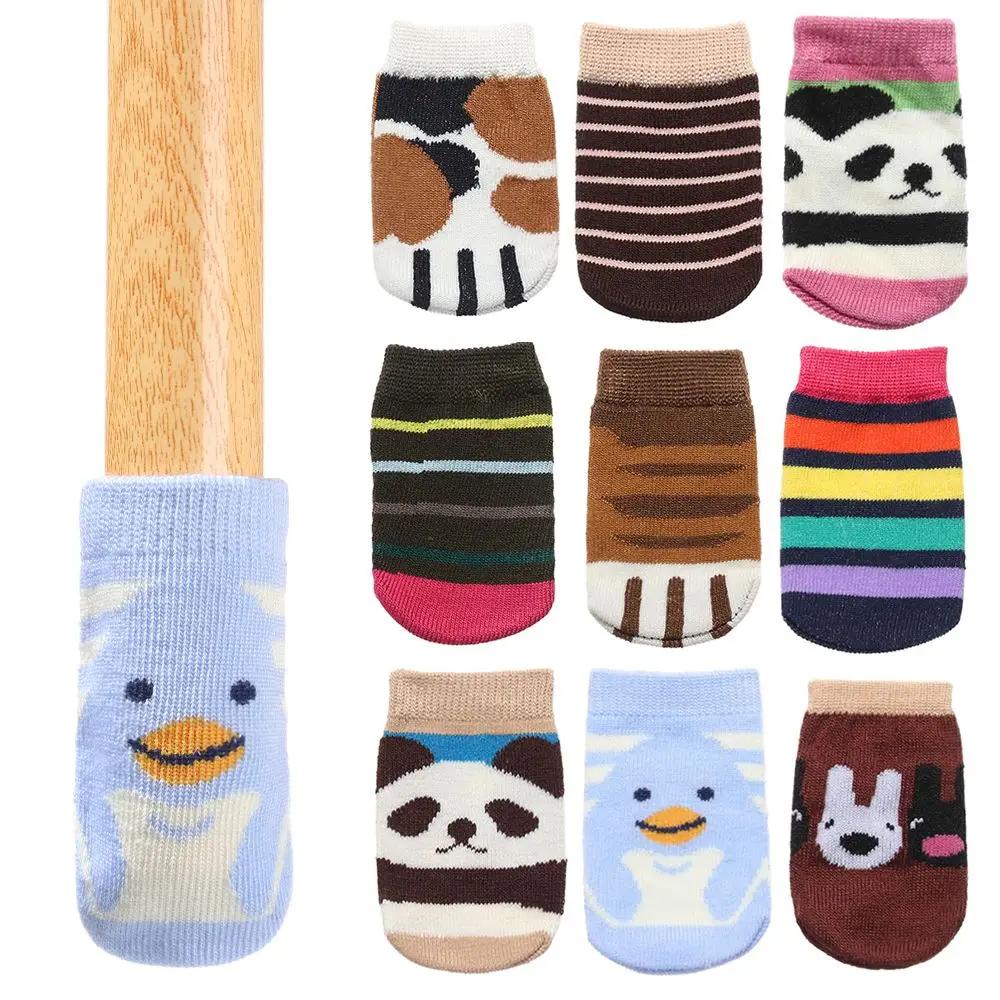 Couvre-pieds de chaise antidérapants, 4 pièces, 9x5cm, protection de sol, chaussettes de pied de Tab