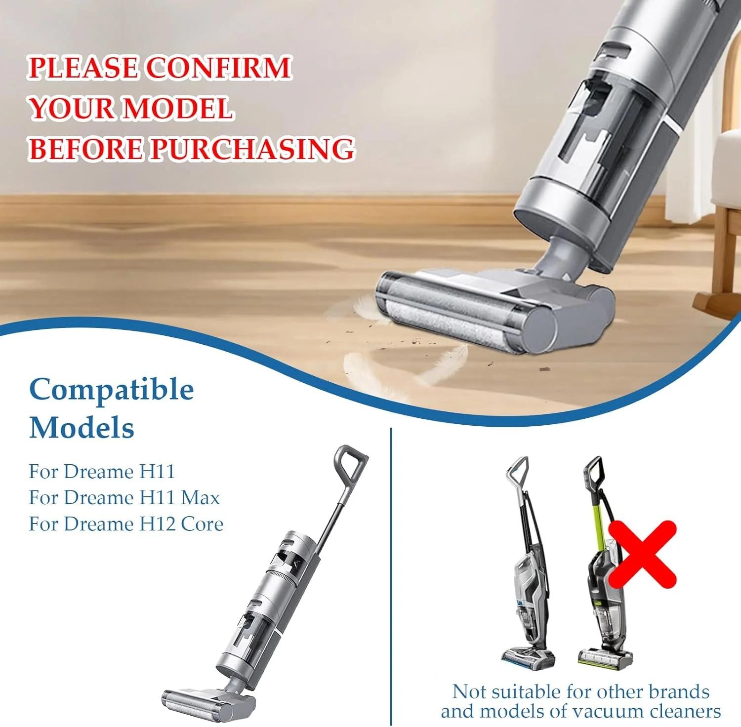 Dreame H12 Core / Dreame H11 / Dreame H11 Max, brosse rotative pour aspirateur, filtre Hepa, accesso
