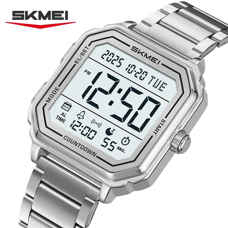 Montre sport SKMEI 2559 avec écran rétroéclairé, montre décontractée pour homme, chronographe numéri