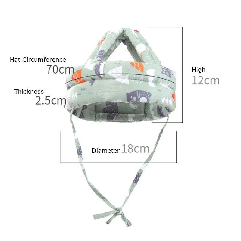 Chapeau de Protection Anti-collision, casque de sécurité pour bébé, doux et confortable, sécurité et