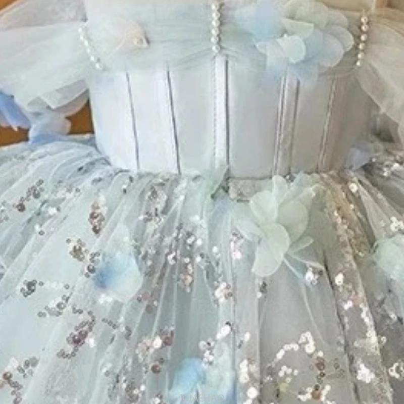 Robe d'hôte pour filles, tenue de concours de princesse pour enfants, tenue de spectacle de Piano, f