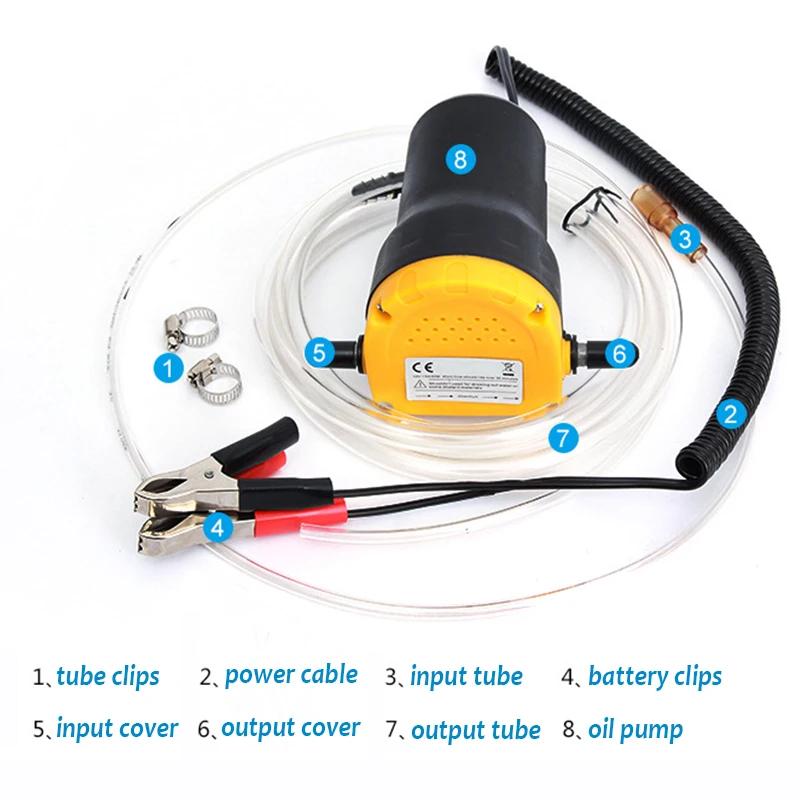 Pompe à huile moteur de voiture 12V, extracteur de carter de fluide Diesel électrique, pompe de tran