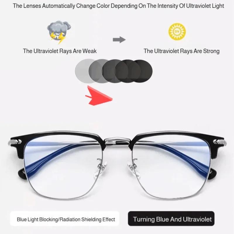 Lunettes de lecture intelligentes haute définition pour la vue de près et de loin, ajustement automa